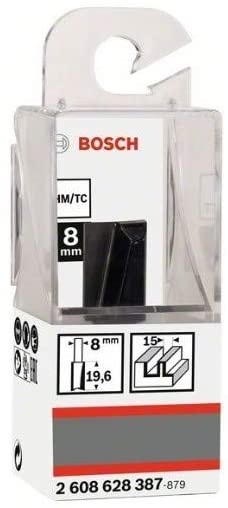 Fraise à rainurer 8 mm, D1 15 mm, L 20 mm, G 51 mm Bosch 2608628387